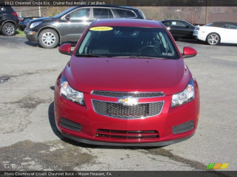 Crystal Red Metallic / Jet Black 2012 Chevrolet Cruze Eco