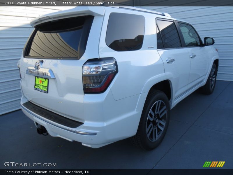 Blizzard White Pearl / Sand Beige 2014 Toyota 4Runner Limited