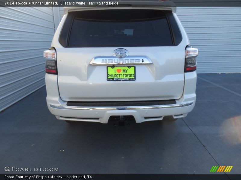 Blizzard White Pearl / Sand Beige 2014 Toyota 4Runner Limited