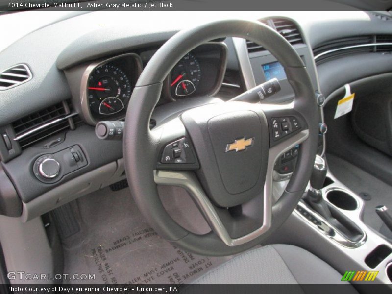 Ashen Gray Metallic / Jet Black 2014 Chevrolet Malibu LT