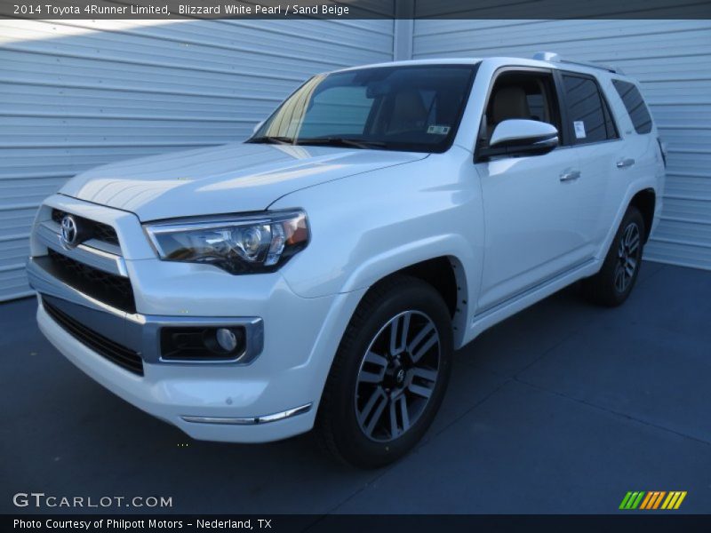 Blizzard White Pearl / Sand Beige 2014 Toyota 4Runner Limited