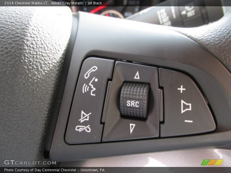 Ashen Gray Metallic / Jet Black 2014 Chevrolet Malibu LT