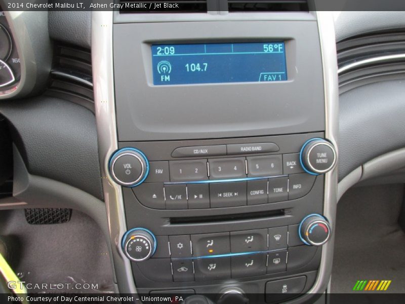 Ashen Gray Metallic / Jet Black 2014 Chevrolet Malibu LT