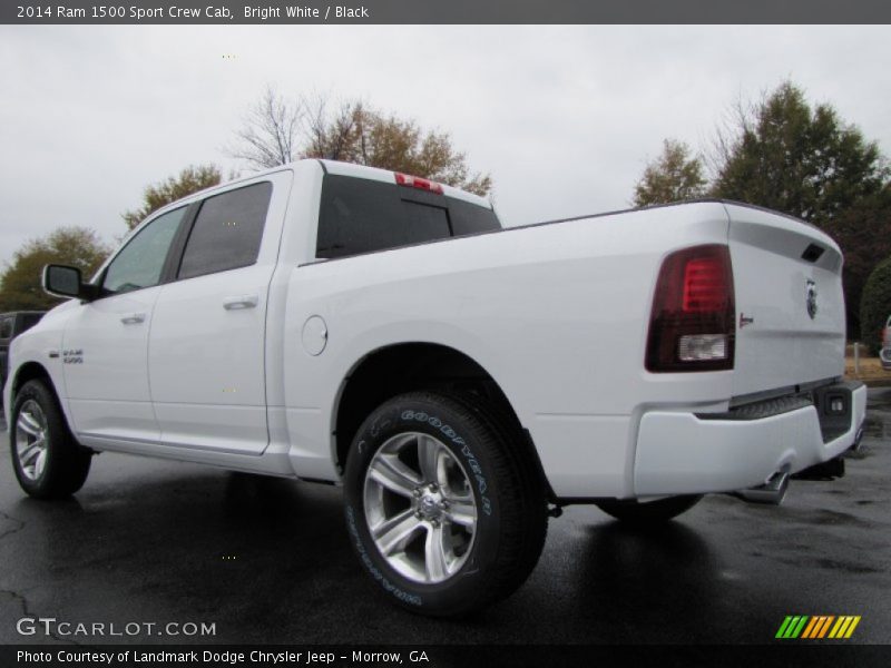 Bright White / Black 2014 Ram 1500 Sport Crew Cab