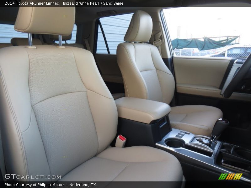 Blizzard White Pearl / Sand Beige 2014 Toyota 4Runner Limited