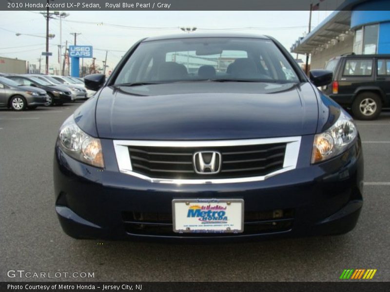 Royal Blue Pearl / Gray 2010 Honda Accord LX-P Sedan