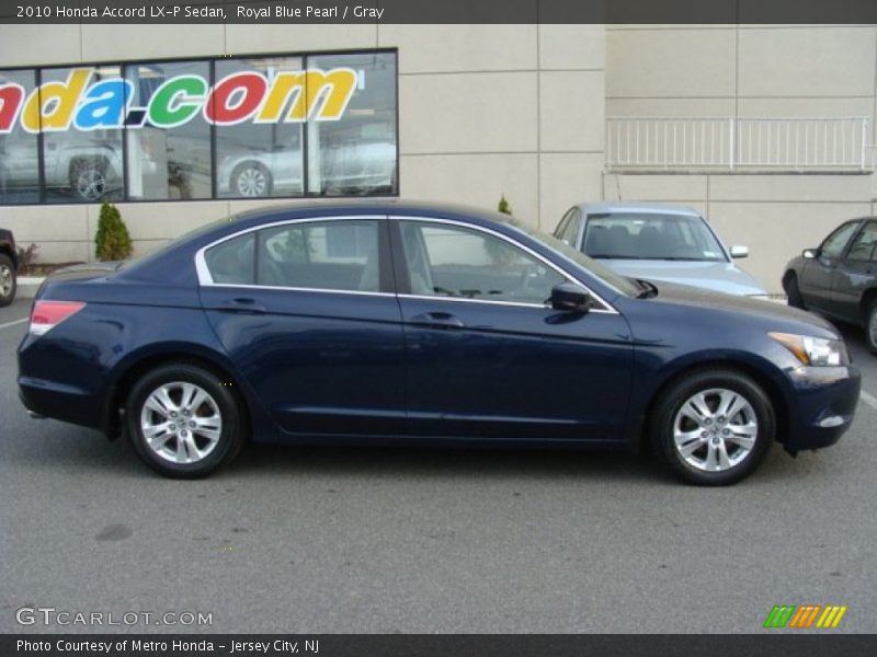 Royal Blue Pearl / Gray 2010 Honda Accord LX-P Sedan