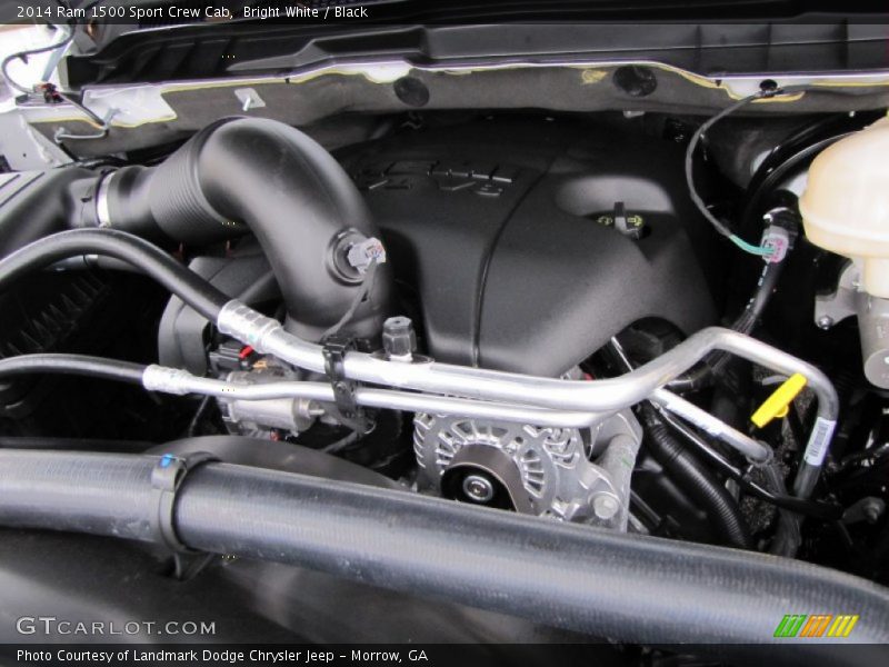 Bright White / Black 2014 Ram 1500 Sport Crew Cab