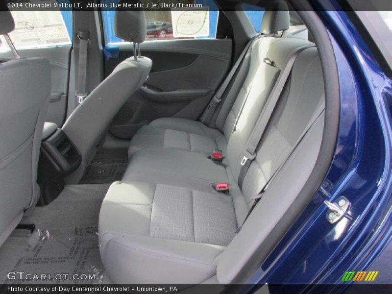 Atlantis Blue Metallic / Jet Black/Titanium 2014 Chevrolet Malibu LT