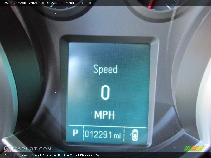 Crystal Red Metallic / Jet Black 2012 Chevrolet Cruze Eco