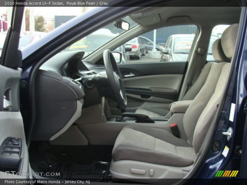 Royal Blue Pearl / Gray 2010 Honda Accord LX-P Sedan