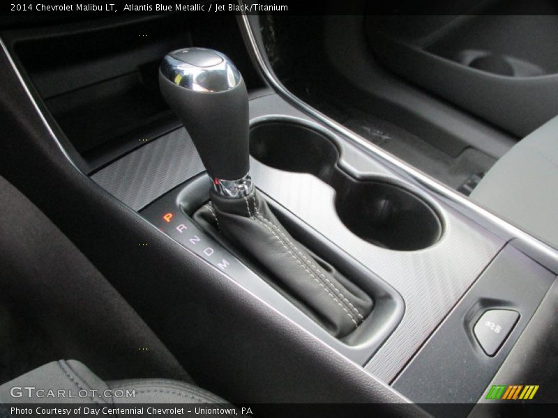 Atlantis Blue Metallic / Jet Black/Titanium 2014 Chevrolet Malibu LT