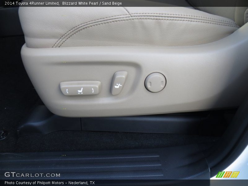 Blizzard White Pearl / Sand Beige 2014 Toyota 4Runner Limited