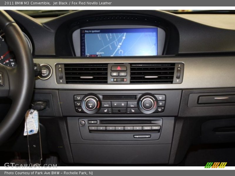 Jet Black / Fox Red Novillo Leather 2011 BMW M3 Convertible