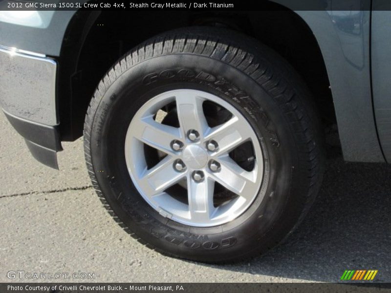 Stealth Gray Metallic / Dark Titanium 2012 GMC Sierra 1500 SL Crew Cab 4x4