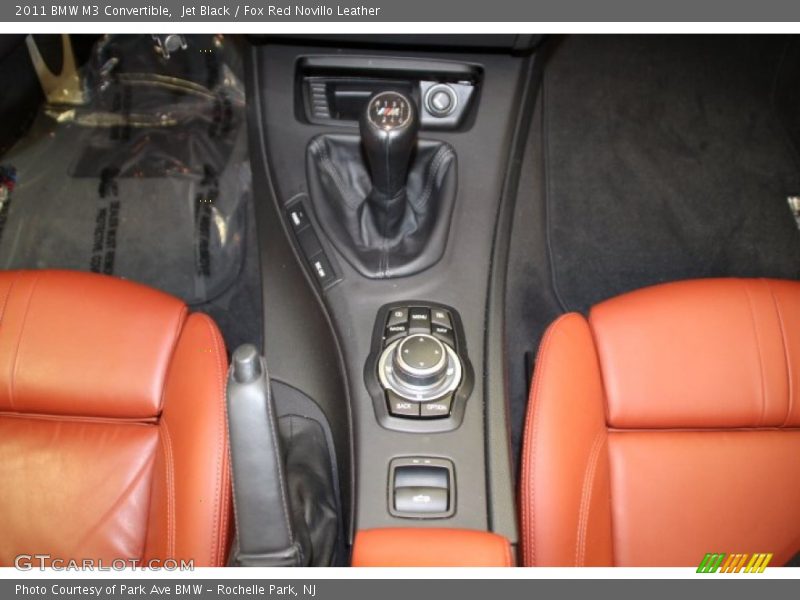 Jet Black / Fox Red Novillo Leather 2011 BMW M3 Convertible