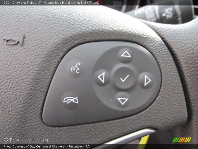 Atlantis Blue Metallic / Jet Black/Titanium 2014 Chevrolet Malibu LT