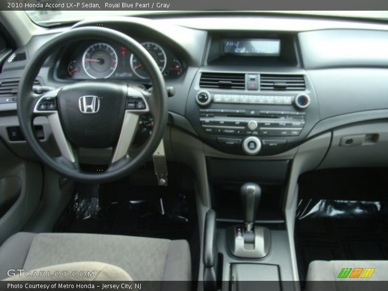 Royal Blue Pearl / Gray 2010 Honda Accord LX-P Sedan