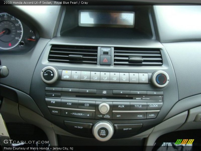 Royal Blue Pearl / Gray 2010 Honda Accord LX-P Sedan