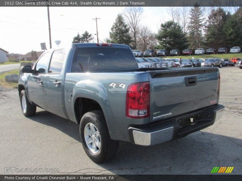 Stealth Gray Metallic / Dark Titanium 2012 GMC Sierra 1500 SL Crew Cab 4x4