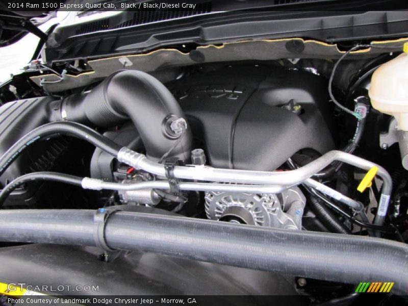 Black / Black/Diesel Gray 2014 Ram 1500 Express Quad Cab