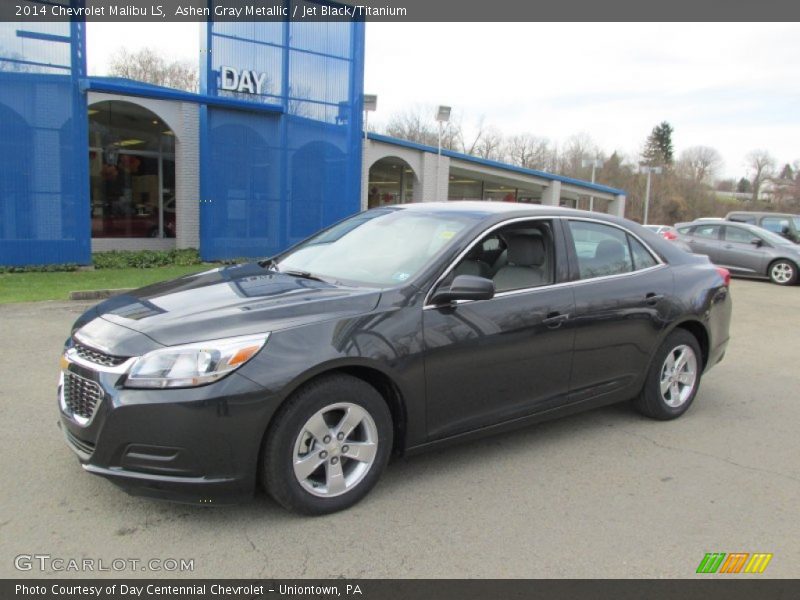 Ashen Gray Metallic / Jet Black/Titanium 2014 Chevrolet Malibu LS