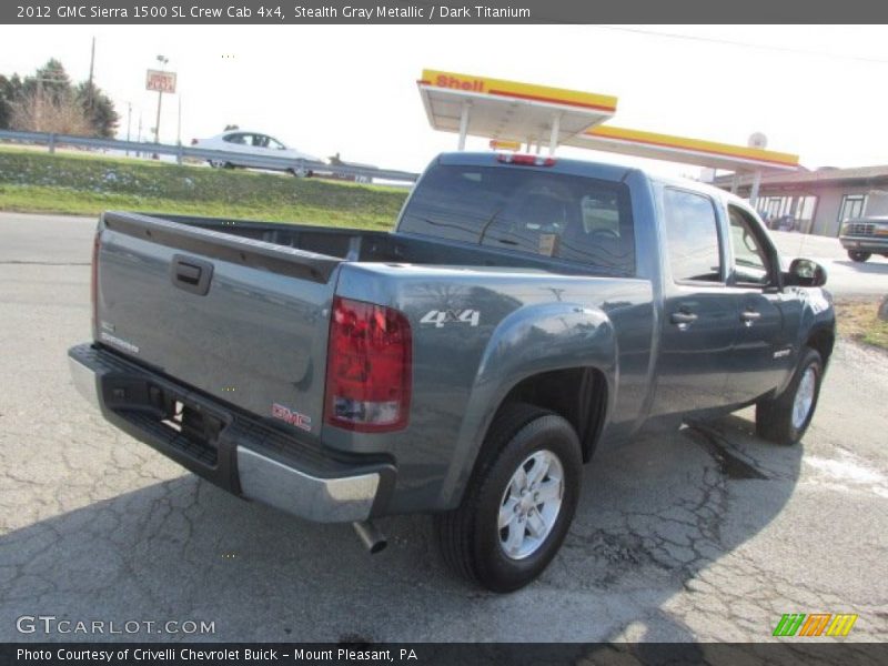 Stealth Gray Metallic / Dark Titanium 2012 GMC Sierra 1500 SL Crew Cab 4x4
