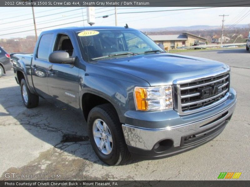 Stealth Gray Metallic / Dark Titanium 2012 GMC Sierra 1500 SL Crew Cab 4x4