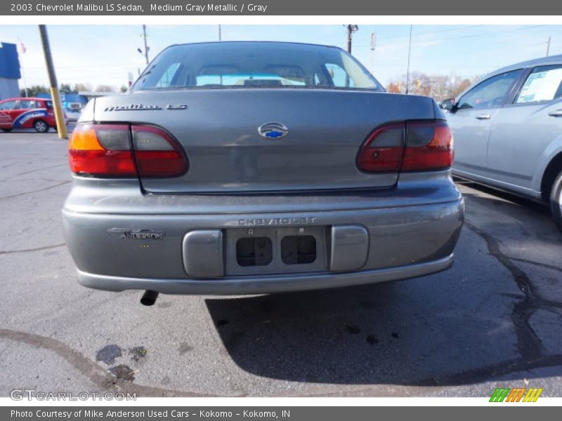 Medium Gray Metallic / Gray 2003 Chevrolet Malibu LS Sedan