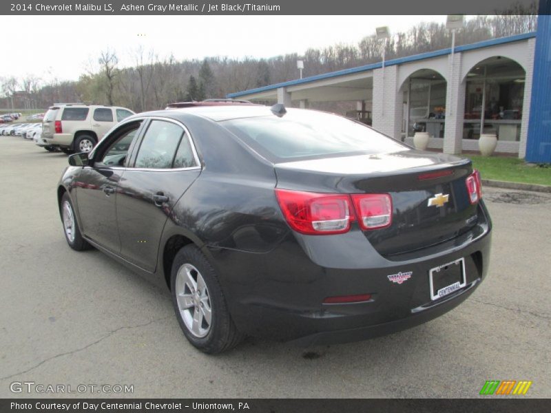 Ashen Gray Metallic / Jet Black/Titanium 2014 Chevrolet Malibu LS