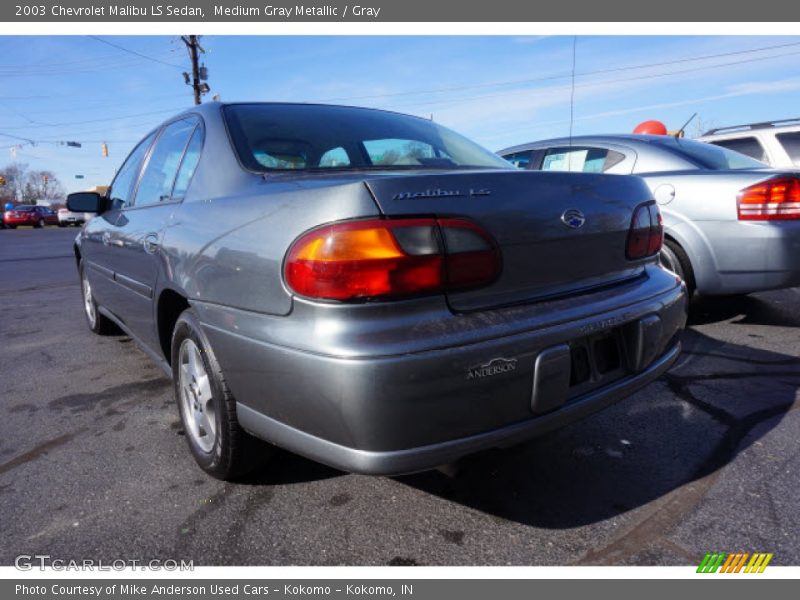 Medium Gray Metallic / Gray 2003 Chevrolet Malibu LS Sedan