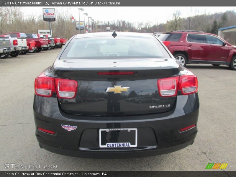 Ashen Gray Metallic / Jet Black/Titanium 2014 Chevrolet Malibu LS