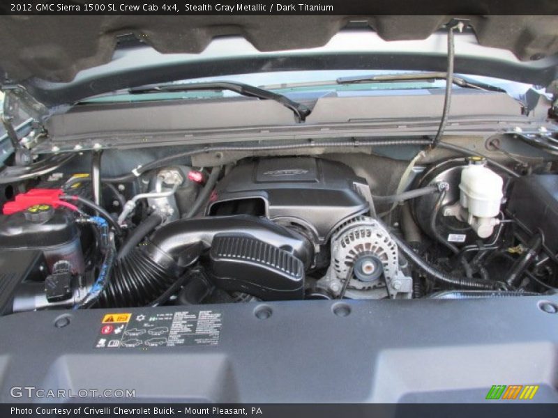 Stealth Gray Metallic / Dark Titanium 2012 GMC Sierra 1500 SL Crew Cab 4x4