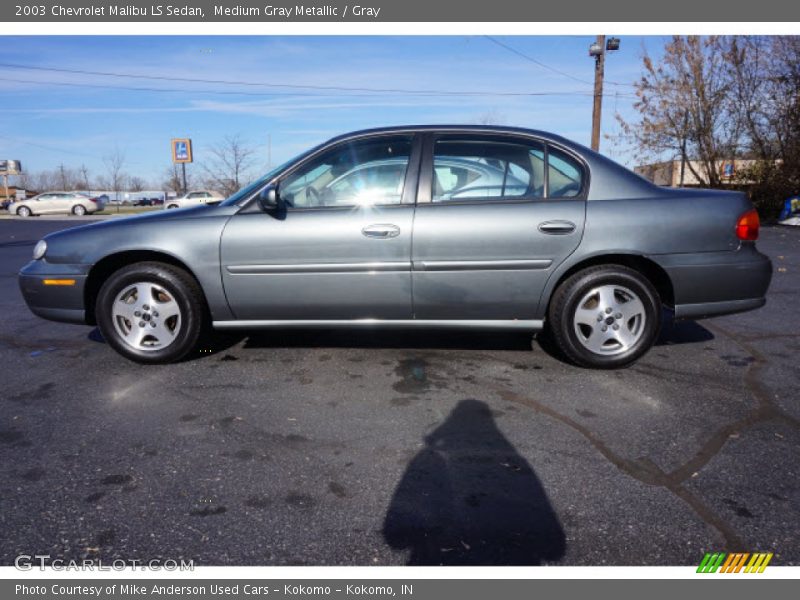 Medium Gray Metallic / Gray 2003 Chevrolet Malibu LS Sedan