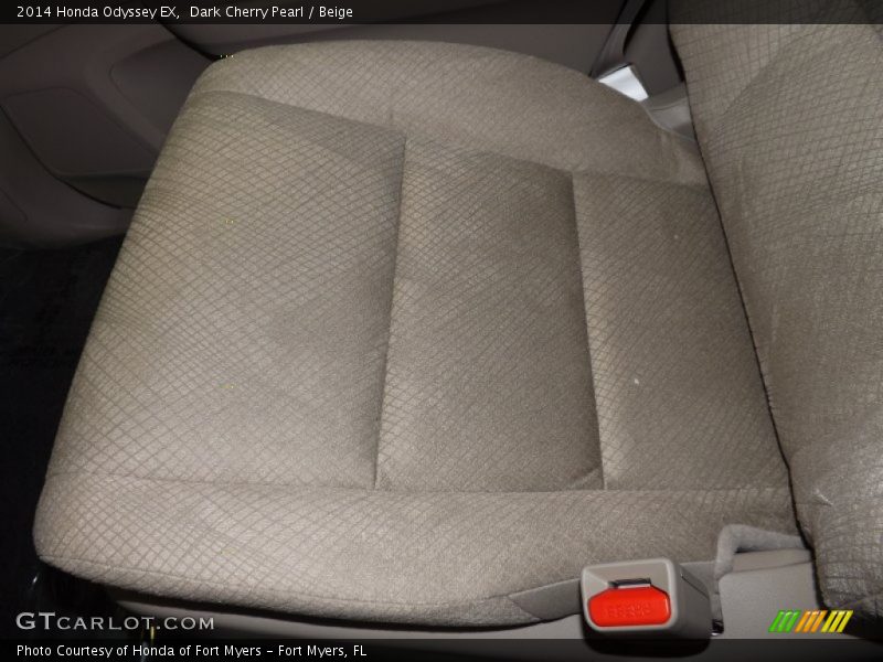 Dark Cherry Pearl / Beige 2014 Honda Odyssey EX