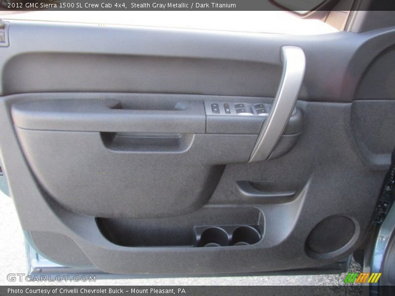 Stealth Gray Metallic / Dark Titanium 2012 GMC Sierra 1500 SL Crew Cab 4x4