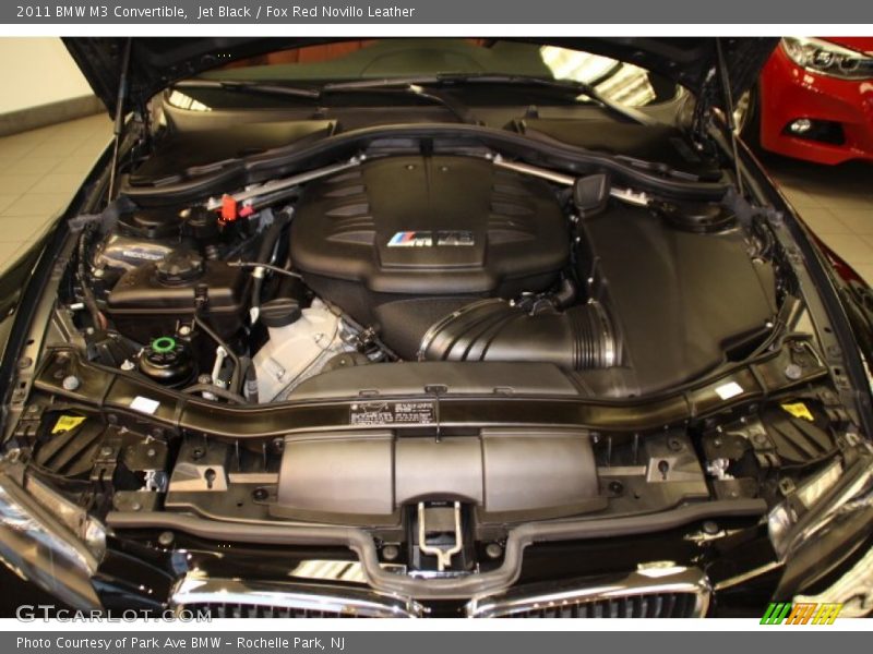Jet Black / Fox Red Novillo Leather 2011 BMW M3 Convertible