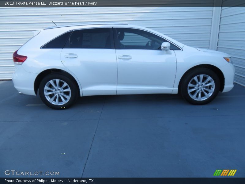 Blizzard White Pearl / Ivory 2013 Toyota Venza LE