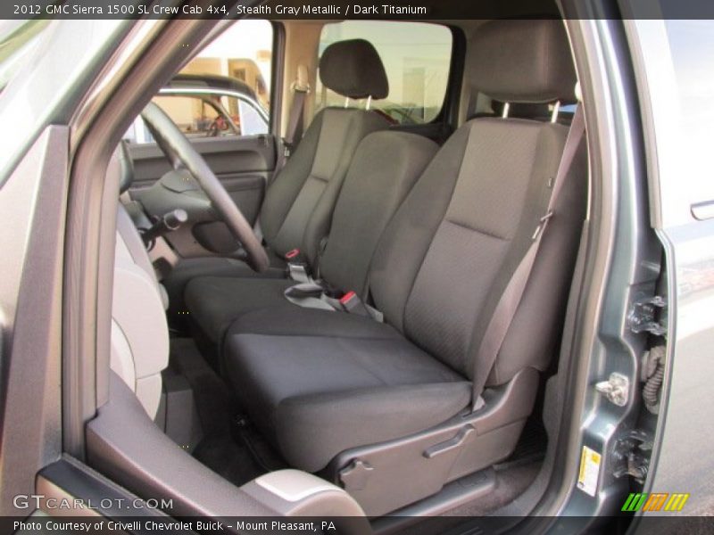 Stealth Gray Metallic / Dark Titanium 2012 GMC Sierra 1500 SL Crew Cab 4x4