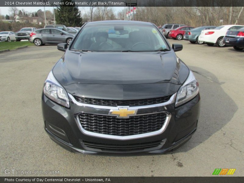 Ashen Gray Metallic / Jet Black/Titanium 2014 Chevrolet Malibu LS