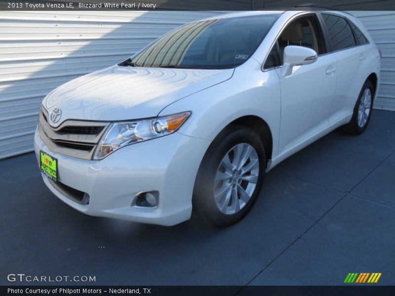 Blizzard White Pearl / Ivory 2013 Toyota Venza LE