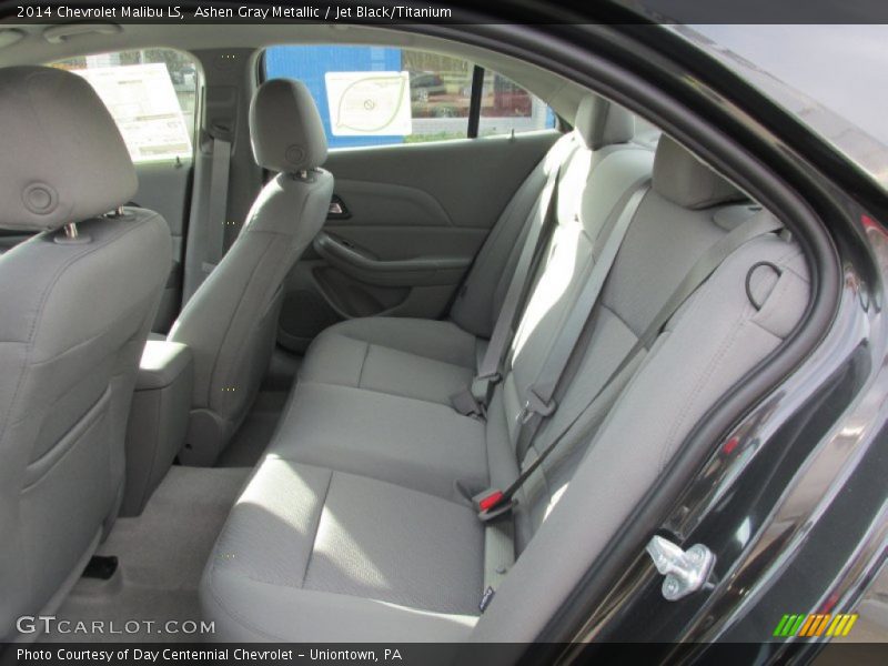 Ashen Gray Metallic / Jet Black/Titanium 2014 Chevrolet Malibu LS