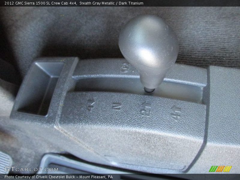 Stealth Gray Metallic / Dark Titanium 2012 GMC Sierra 1500 SL Crew Cab 4x4