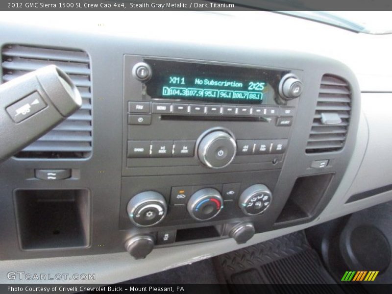 Stealth Gray Metallic / Dark Titanium 2012 GMC Sierra 1500 SL Crew Cab 4x4