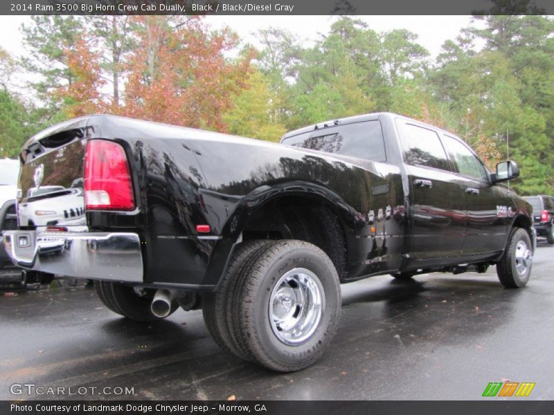 Black / Black/Diesel Gray 2014 Ram 3500 Big Horn Crew Cab Dually