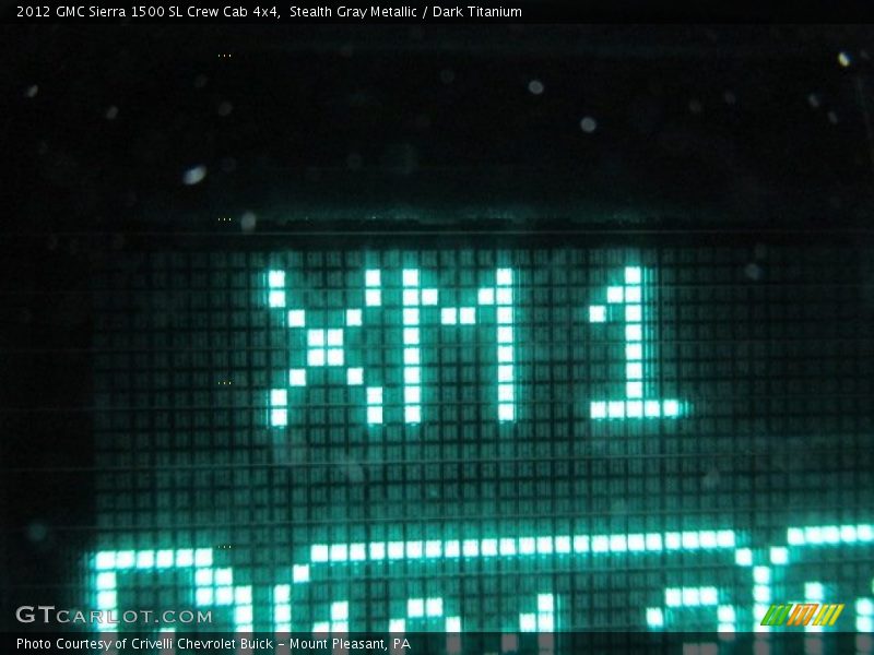 Stealth Gray Metallic / Dark Titanium 2012 GMC Sierra 1500 SL Crew Cab 4x4