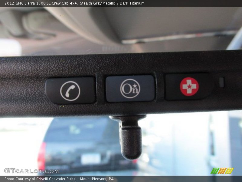 Stealth Gray Metallic / Dark Titanium 2012 GMC Sierra 1500 SL Crew Cab 4x4