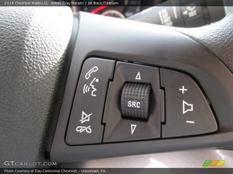Ashen Gray Metallic / Jet Black/Titanium 2014 Chevrolet Malibu LS