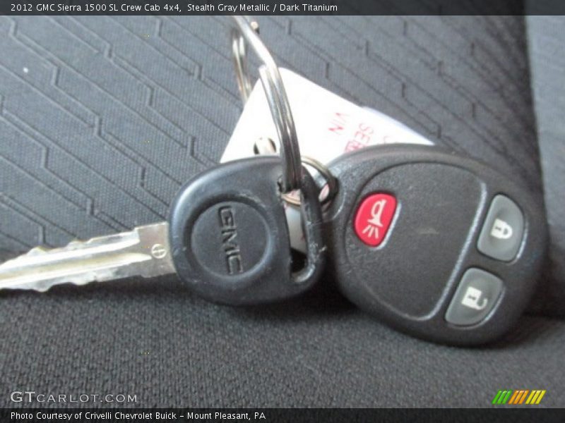 Stealth Gray Metallic / Dark Titanium 2012 GMC Sierra 1500 SL Crew Cab 4x4