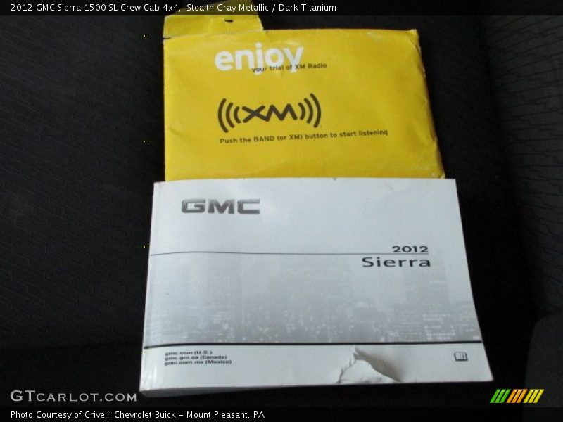 Stealth Gray Metallic / Dark Titanium 2012 GMC Sierra 1500 SL Crew Cab 4x4